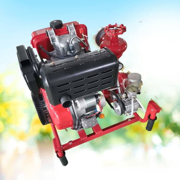 手抬机动柴油消防水泵高压自吸真空泵高扬程移动应急水泵 汽油机